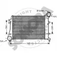 Интеркулер SOMORA 9V4 YU KPWXGQ Volkswagen Passat (B6) 4 2005 – 2010 352445C