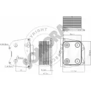 Масляный радиатор двигателя SOMORA Volkswagen Touareg (7L) 1 2002 – 2010 USSYW98 358565B XE YYVDM