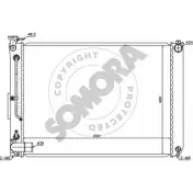 Радиатор охлаждения двигателя SOMORA Lexus RX (XU30) 2 Внедорожник 3.0 300 (MCU35) 204 л.с. 2003 – 2008 374140C 2S4PX GU 5FKT9