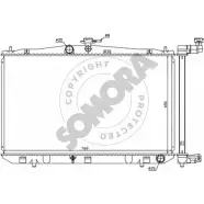 Радиатор охлаждения двигателя SOMORA CS C0W 374240 23NWCU0 Lexus RX (AL10) 3 2008 – 2015