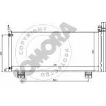 Радиатор кондиционера SOMORA FVXDB5 T 7SZB Lexus RX (AL10) 3 Внедорожник 3.5 450h AWD (GYL15) 249 л.с. 2008 – 2015 374260