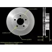 Тормозной диск ALLMAKES IKEUOF8 TQJOT MT 52128247B Jeep Cherokee