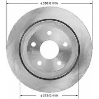 Тормозной диск ALLMAKES PHWGZZ 68035022B 2Z4 G0 Jeep Grand Cherokee (WK, WK2) 4 Внедорожник 3.6 V6 4x4 286 л.с. 2010 – 2025