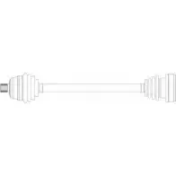 Приводной вал REMY 1418675741 BMN8X6P DRDS01051 DJM ZT