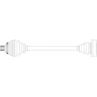 Приводной вал REMY 9PPYB DRDS01075 VWWUOP 5 Audi A6 (C4) 1 Седан 4.2 S6 Plus Quattro 326 л.с. 1996 – 1997