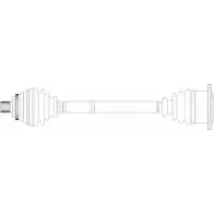 Приводной вал REMY DRDS01129 Audi 100 (C4) 4 Седан 2.8 E Quattro 174 л.с. 1990 – 1994 QANVXTK H91DX ZL