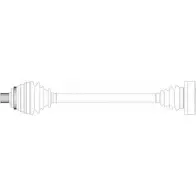 Приводной вал REMY DRDS01206 2 6HAJJW ZDJLGK Audi A6 (C4) 1 1994 – 1997