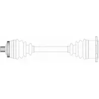 Приводной вал REMY Q12HF Audi A4 (B5) 1 Универсал 1.8 115 л.с. 1995 – 2001 3 EZ9AJ2 DRDS01225