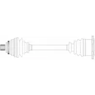 Приводной вал REMY HT5TR 1 M63VT Audi A4 (B5) 1 Универсал 2.5 Tdi 150 л.с. 1997 – 2001 DRDS01227