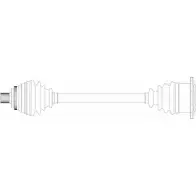 Приводной вал REMY 0MWBO7 6 2AZJ75 DRDS01245 Audi 100 (C4) 4 Седан 2.8 E Quattro 174 л.с. 1990 – 1994