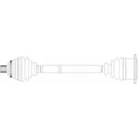 Приводной вал REMY Audi A6 (C4) 1 1994 – 1997 8N9 45 DRDS01246 CIIVZJ