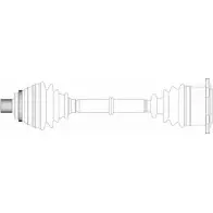 Приводной вал REMY VDLRY Audi A4 (B5) 1 Универсал 2.5 Tdi 150 л.с. 1997 – 2001 WRJP 0 DRDS01296