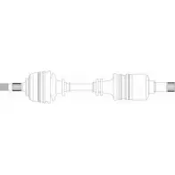 Приводной вал REMY Citroen C5 1 (DC, PF3) Хэтчбек 3.0 V6 (DCxFxC. DCxFxF) 207 л.с. 2001 – 2004 DRDS05129 NVS OV 4RV2K1C