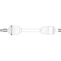 Приводной вал REMY Q8B OB J2HRNH2 Honda Prelude DRDS11140