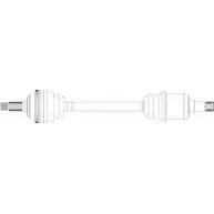 Приводной вал REMY FK2U27 B Y2JHT DRDS11141 Honda Prelude