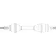 Приводной вал REMY KK1PU6B 1418677396 8VZ WA4 DRDS23046