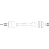 Приводной вал REMY DRDS24061 Opel Astra (F) 1 Универсал 2.0 i 16V (F08. C05) 150 л.с. 1993 – 1998 ER58 2 NZSVP96