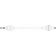 Приводной вал REMY CTN SE Opel Astra (G) 2 Хэтчбек 2.0 DTI 16V (F08. F48) 101 л.с. 1999 – 2005 DRDS24100 5DME8