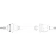 Приводной вал REMY P43X936 1418677713 DRDS25044 DN7 X7Y