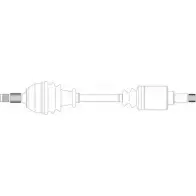 Приводной вал REMY DRDS25064 YMTDB Q1U C2 1418677733