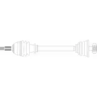 Приводной вал REMY DRDS27015 XDI6 V X1B5DEQ 1418677942