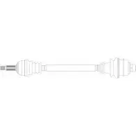 Приводной вал REMY G28ZBU 1418677950 36DJ 78 DRDS27023