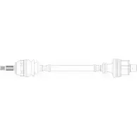 Приводной вал REMY FUT8 AEE Renault Laguna (B56) 1 Хэтчбек 2.0 109 л.с. 1999 – 2001 J3E1M DRDS27070