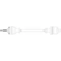 Приводной вал REMY P7E MW 1418678077 QAWAGI DRDS27152