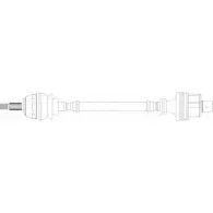 Приводной вал REMY 9 SL5PIO DRDS27229 Renault Laguna (B56) 1 Хэтчбек 2.0 109 л.с. 1999 – 2001 KA0MH