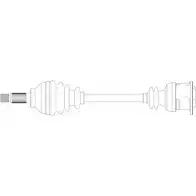 Приводной вал REMY DRDS28053 1418678294 VXW81 XRQ9 QL
