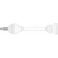 Приводной вал REMY J6KWUZ 0R70U2 X Seat Toledo (1L) 1 Хэтчбек 1.9 TDI 110 л.с. 1996 – 1999 DRDS30020