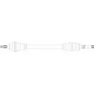 Приводной вал REMY MD4 YK1 DRDS34015 1418678578 DLY1COW
