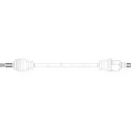 Приводной вал REMY 8WVJ4 DRDS35098 Toyota Yaris (XP10) 1 Хэтчбек 1.3 (NCP10. SCP12) 86 л.с. 1999 – 2005 L 5XHS4T