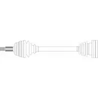 Приводной вал REMY 16LYS6 Volkswagen Golf 3 (1H5) Универсал 1.9 TDI Syncro 90 л.с. 1995 – 1999 DRDS36041 W2 7ZMV3