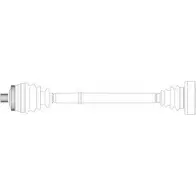 Приводной вал REMY DRDS36055 DZLH3E Volkswagen Passat (B5) 3 Универсал 1.8 Syncro/4motion 125 л.с. 1997 – 2000 T TRYI