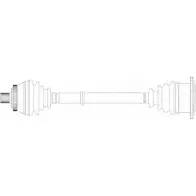 Приводной вал REMY A8L5UXA DRDS36059 Volkswagen Passat (B5) 3 Универсал 2.8 V6 Syncro/4motion 193 л.с. 1997 – 2000 HO2TV 4T