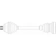 Приводной вал REMY UMZFFB U Volkswagen Transporter (T4) 4 Автобус 2.5 110 л.с. 1990 – 2003 DRDS36146 N6KWE