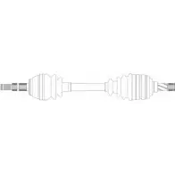 Приводной вал REMY DRDS44144 XK0HN DWT LW Opel Corsa (B) 2 Хэтчбек 1.5 TD (F08) 67 л.с. 1993 – 2000