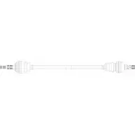 Приводной вал REMY B8GQOQ JPZJ 2R Opel Astra (G) 2 Хэтчбек 1.6 (F08. F48) 75 л.с. 1998 – 2000 DRDS44164