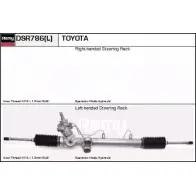 Рулевая рейка REMY DSR786 FEKH6 Toyota Avensis (T220) 1 Универсал 1.8 (ZZT221) 129 л.с. 2000 – 2003 8LK 8UI2