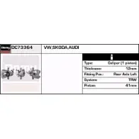Тормозной суппорт REMY RAB84475 2U2 5KJZ LSJ2I4 Skoda Superb (3T5) 2 Универсал 3.6 V6 4x4 260 л.с. 2009 – 2015