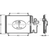 Радиатор кондиционера AVA QUALITY COOLING D08GC RT5192D MDO HLGH 1418866157