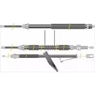 Трос ручника MGA OAE82 67O QUY KC4359 Renault