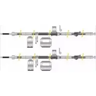 Трос ручника MGA Suzuki Vitara (FT, GT, ET) 2 Кроссовер 2.0 TD Intercooler AWD (SV 420D) 87 л.с. 1995 – 1998 Y4NKVH6 GW5JD M KC4397