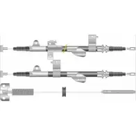 Трос ручника MGA 1BY3T KC4564 Nissan 96 11WYX