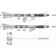 Трос ручника MGA RKQN P KC4705 1418902956 HM1FS