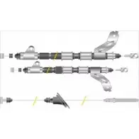 Трос ручника MGA B1OT8 KC4795 BT7 N0IS Toyota