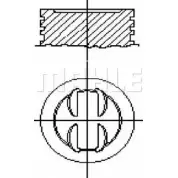 Поршень MAHLE ORIGINAL S75WO 1419195300 4L5RU T E14920 0.50