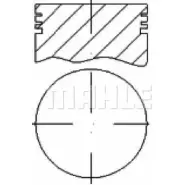 Поршень MAHLE ORIGINAL E18700 1.00 K8Z0C Renault Twingo (C06) 1 Хэтчбек 1.2 (C063. C064) 55 л.с. 1993 – 1996 VWJ 0A