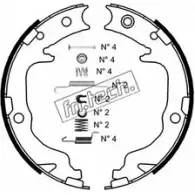 Тормозные колодки ручника, комплект FRI.TECH. 1419218207 1088.237K K0R18B MIUMY R